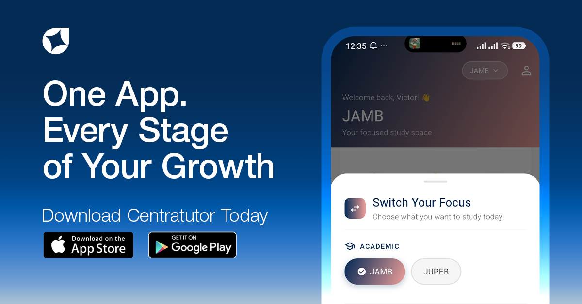 Centratutor App Store Listing Mockup